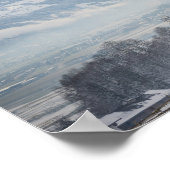 Kirche in Zillertal im Winterposter Poster (Ecke)