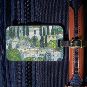 Kirche (Kirche) in Cassone von Gustav Klimt Gepäckanhänger