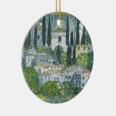 Kirche (Kirche) in Cassone von Gustav Klimt Keramik Ornament (Rechts)