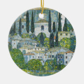 Kirche (Kirche) in Cassone von Gustav Klimt Keramik Ornament (Vorne)