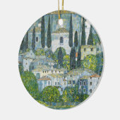 Kirche (Kirche) in Cassone von Gustav Klimt Keramik Ornament (Links)