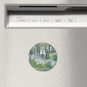 Kirche (Kirche) in Cassone von Gustav Klimt Magnet (In Situ (Geschirrspüler))