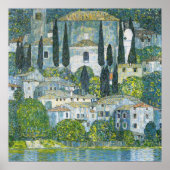 Kirche (Kirche) in Cassone von Gustav Klimt Poster (Vorne)