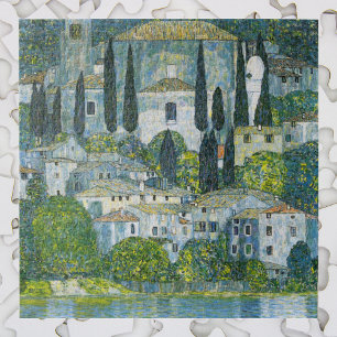 Kirche (Kirche) in Cassone von Gustav Klimt Puzzle