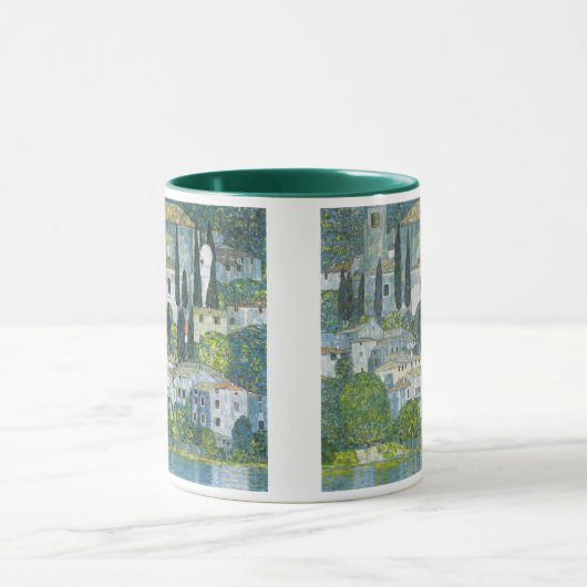 Kirche (Kirche) in Cassone von Gustav Klimt Tasse (Zentrum)