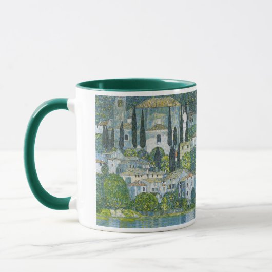 Kirche (Kirche) in Cassone von Gustav Klimt Tasse (Links)