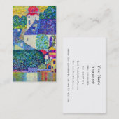 Kirche Klimt St. Wolfgang in Unterach auf See Visitenkarte (Vorne/Hinten)