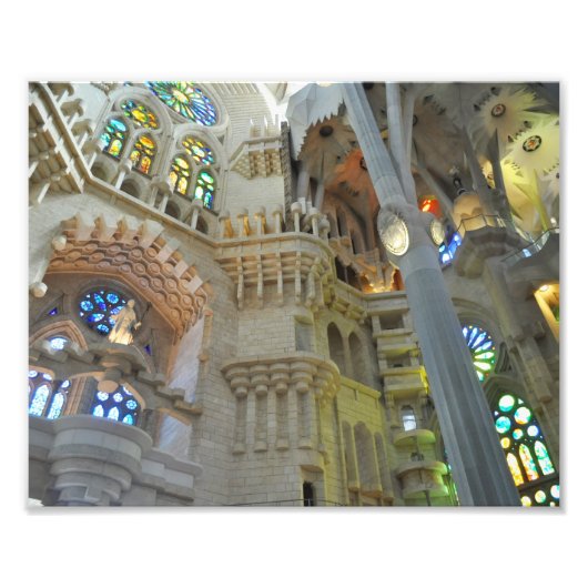 Kirche La Sagrada Familia Fotodruck (Vorne)