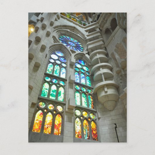 Kirche La Sagrada Familia Postkarte (Vorderseite)