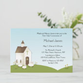 Kirche, Lämmergemeinde Einladung (Stehend Vorderseite)