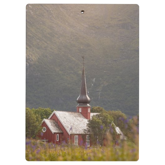 Kirche Lofoten Klemmbrett (Rückseite)