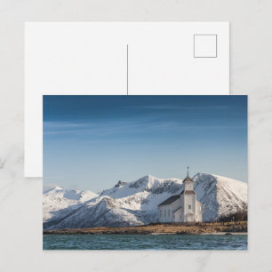 Kirche Lofoten Postkarte