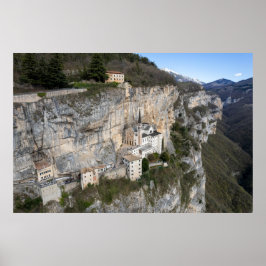 Kirche Madonna della Corona Poster