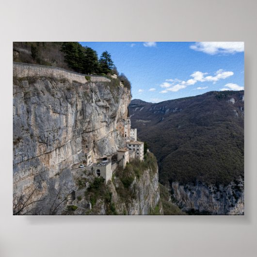 Kirche Madonna della Corona Poster (Vorne)