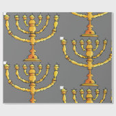 Kirche Menorah Geschenkpapier (Flach)