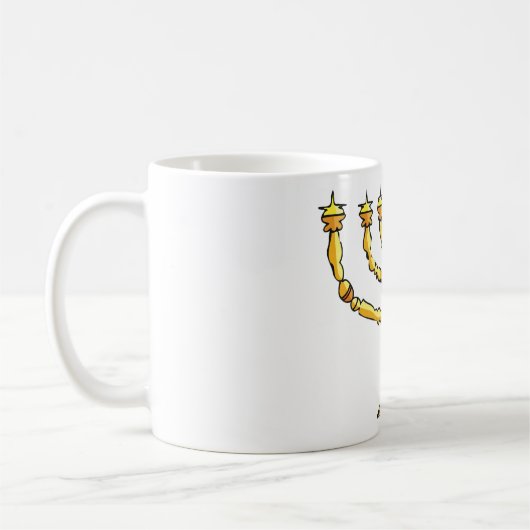 Kirche Menorah Kaffeetasse (Links)