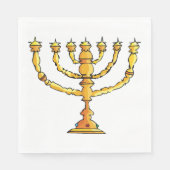 Kirche Menorah Serviette (Vorderseite)