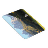 Kirche mit Dolomiten-Rektmagnet Magnet (Rechte Seite)