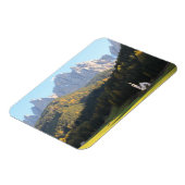 Kirche mit Dolomiten-Rektmagnet Magnet (Linke Seite)