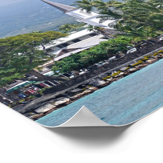 Kirche Mokuaikaua, Schloss Hulihee, Kailua-Kona, H Poster (Ecke)