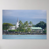 Kirche Mokuaikaua, Schloss Hulihee, Kailua-Kona, H Poster (Vorne)