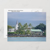 Kirche Mokuaikaua, Schloss Hulihee, Kailua-Kona, Postkarte (Vorne/Hinten)