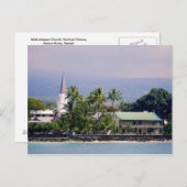Kirche Mokuaikaua, Schloss Hulihee, Kailua-Kona, Postkarte (Vorne/Hinten)