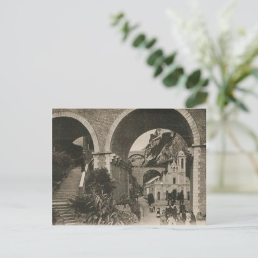 Kirche Monaco Replica Postkarte 1920 (Stehend Vorderseite)