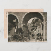 Kirche Monaco Replica Postkarte 1920 (Vorne/Hinten)