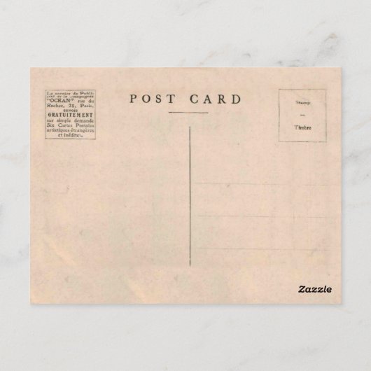 Kirche Monaco Replica Postkarte 1920 (Rückseite)