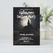 Kirche Moonlit Einladung (Stehend Vorderseite)