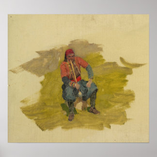 Kirche - Naher Osten Mann Esel 1868 Poster