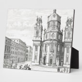 Kirche Notre Dame, Salzburg, Österreich, ab 'Ent Fotoplatte (Seite)