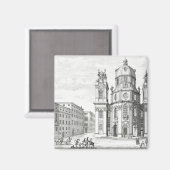 Kirche Notre Dame, Salzburg, Österreich, ab 'Ent Magnet (Vorderseite/Rückseite)