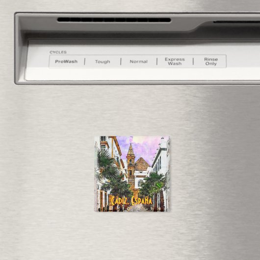 Kirche Nuestra Senora de la Palma. Cadiz, Spanien. Magnet (In Situ (Geschirrspüler))