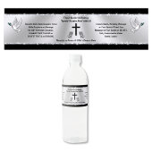 Kirche oder, Christliche Wasserflaschen Aufkleber, Wasserflaschenetikett