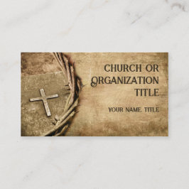 Kirche/Organisation - Cross Business Card Visitenkarte