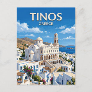 Kirche Panagia von Tinos Griechenland Postkarte