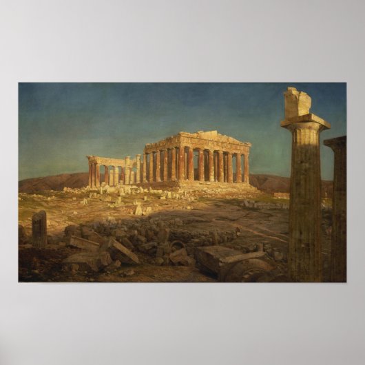 Kirche - Parthenon 1871 Poster (Vorne)