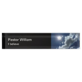 Kirche Pastor Klasse Ich glaube Namensplakette (Vorderseite)