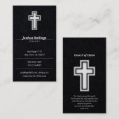 Kirche Pastors Christus | des Priester-| Visitenkarte (Vorne/Hinten)