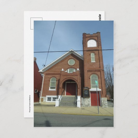 Kirche Pennsylvania Postkarte (Vorne/Hinten)