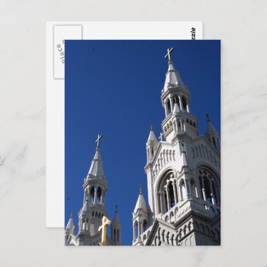 Kirche Postkarte (Vorne/Hinten)