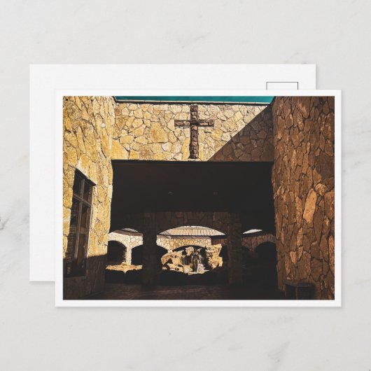 Kirche Postkarte (Vorne/Hinten)