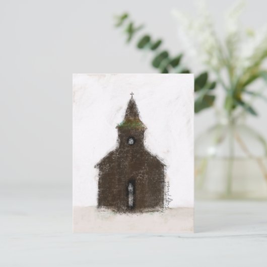 Kirche Postkarte (Stehend Vorderseite)