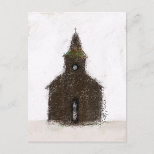 Kirche Postkarte (Vorderseite)