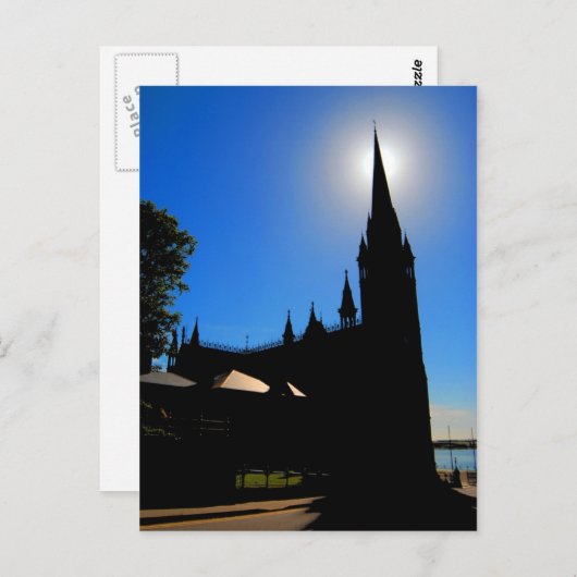 Kirche Postkarte (Vorne/Hinten)