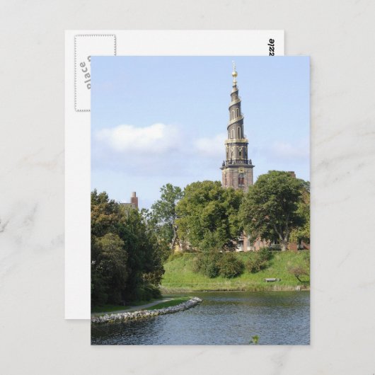 Kirche Postkarte (Vorne/Hinten)