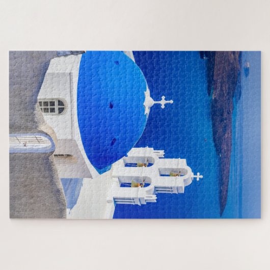 Kirche Puzzle Santorini (Horizontal)
