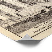 Kirche, Residenzen & Mühle Poster (Ecke)